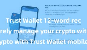 Trust Wallet 12-word recovery Securely manage your crypto with Trust Wallet mobile app